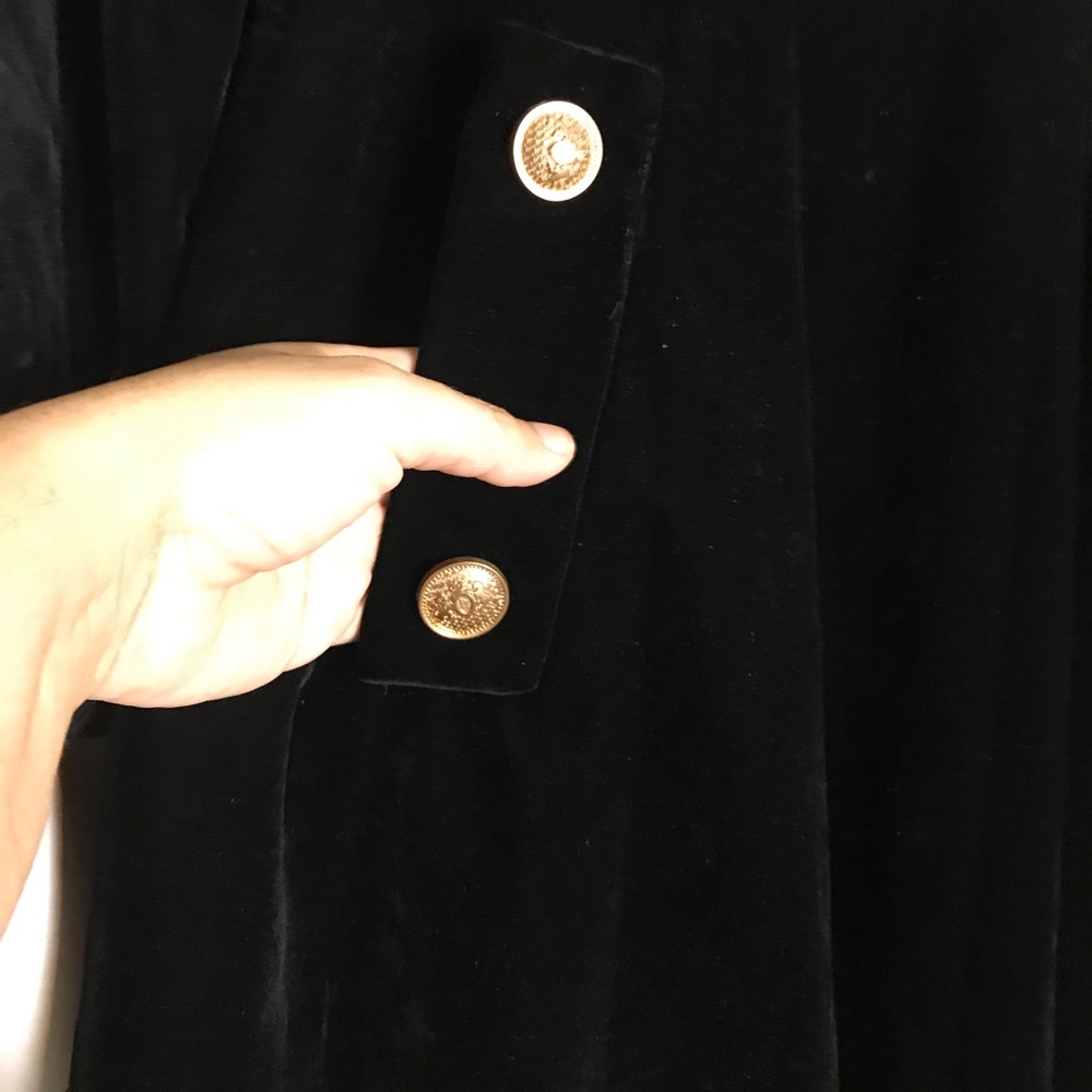 Classic Black Long-Sleeve Fit & Flare Dress - Picture 6 of 15